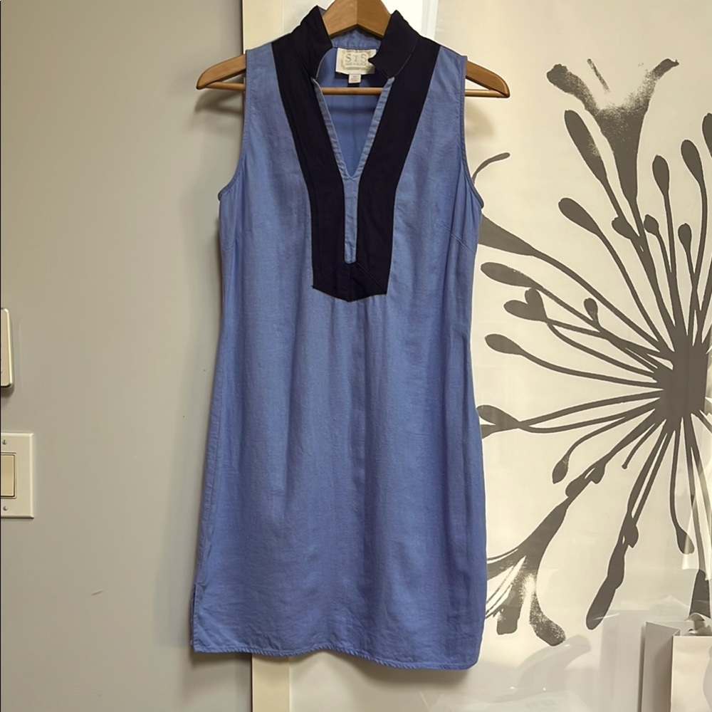 Blue and Navy SAIL TO SABLE Tunic Dress preppy XS